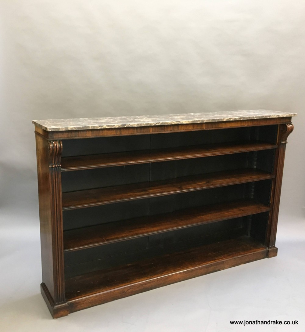 Victorian rosewood bookcase View XII