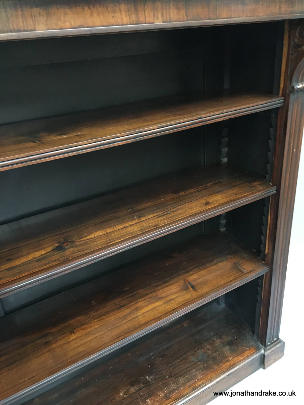 Victorian rosewood bookcase View XIII