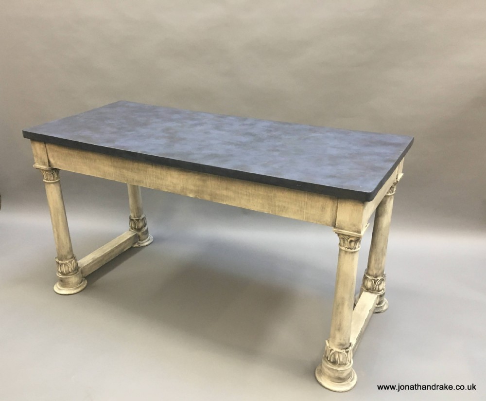 william IV painted console table