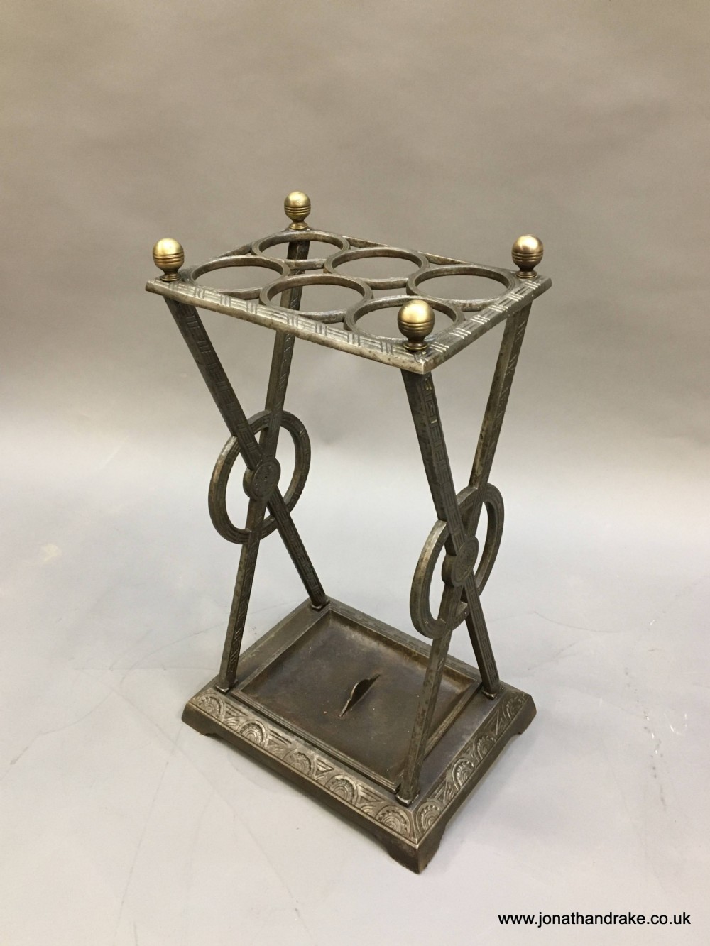 Aesthetic stick stand, manner of Dresser