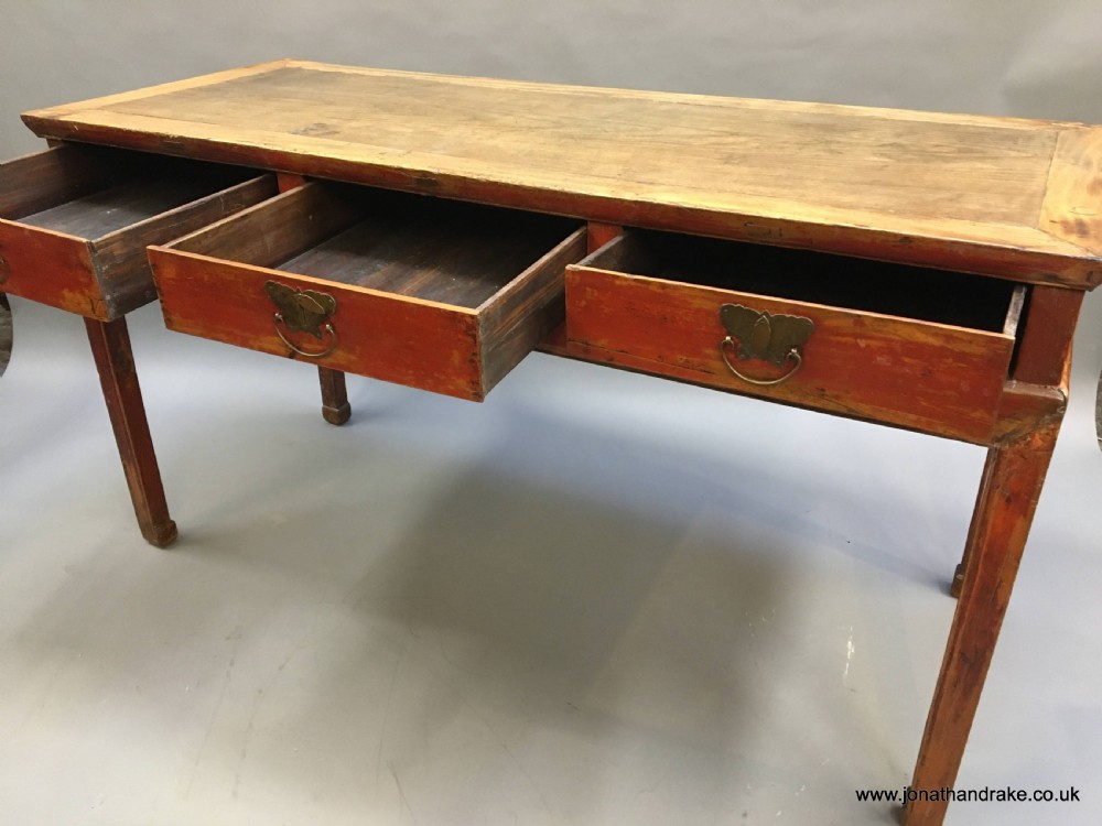 Chinese Antique Side Console Table View V