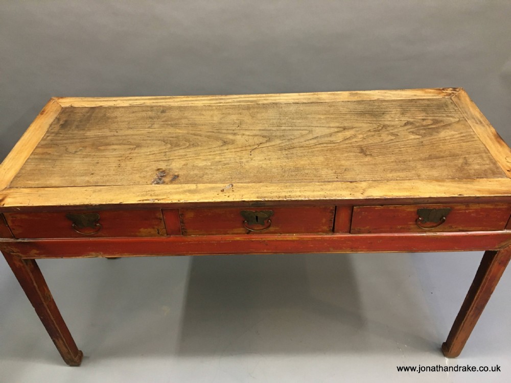 Chinese Antique Side Console Table View VI
