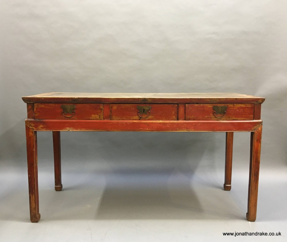 Chinese Antique Side Console Table View VII