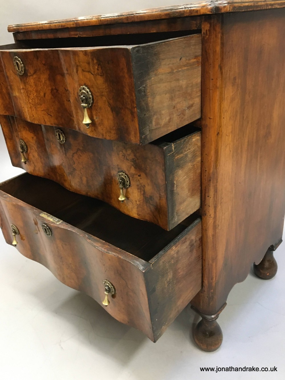 Queen Anne style small chest of drawers View IV