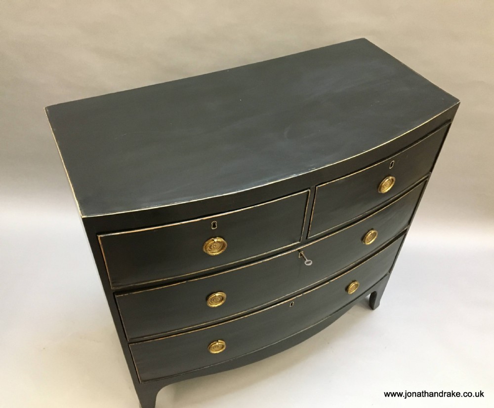 Georgian ebonised chest of drawers View VIII