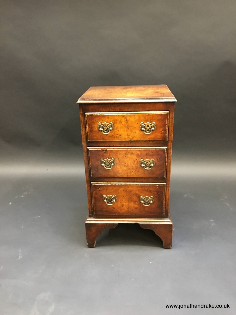 Georgian Revival walnut small chest View III