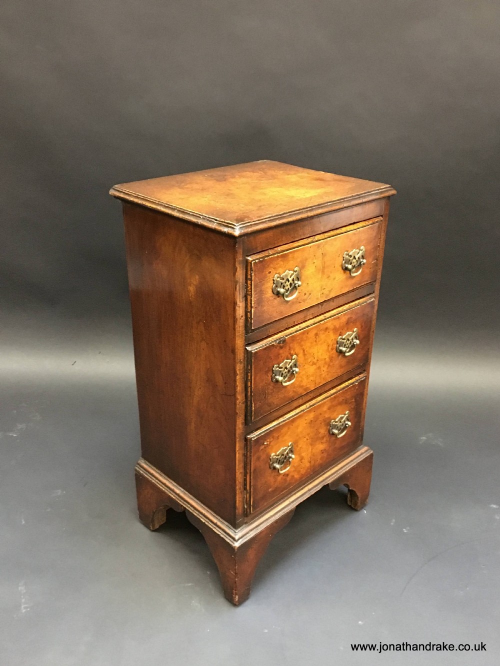 Georgian Revival walnut small chest View IV