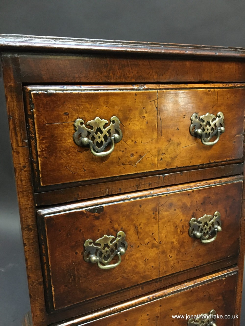 Georgian Revival walnut small chest View V