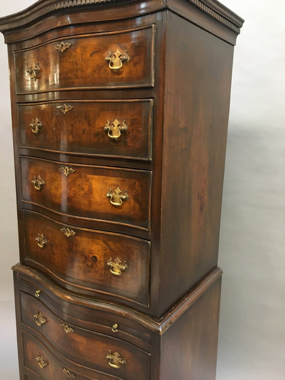 Georgian Revival chest on chest tallboy View II