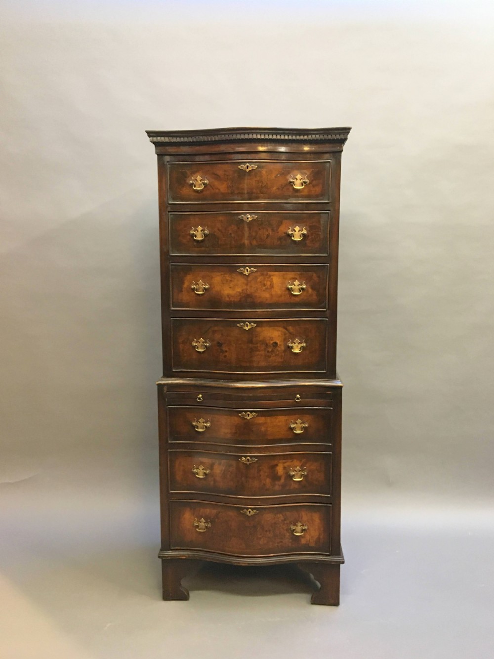 Georgian Revival chest on chest tallboy View VI