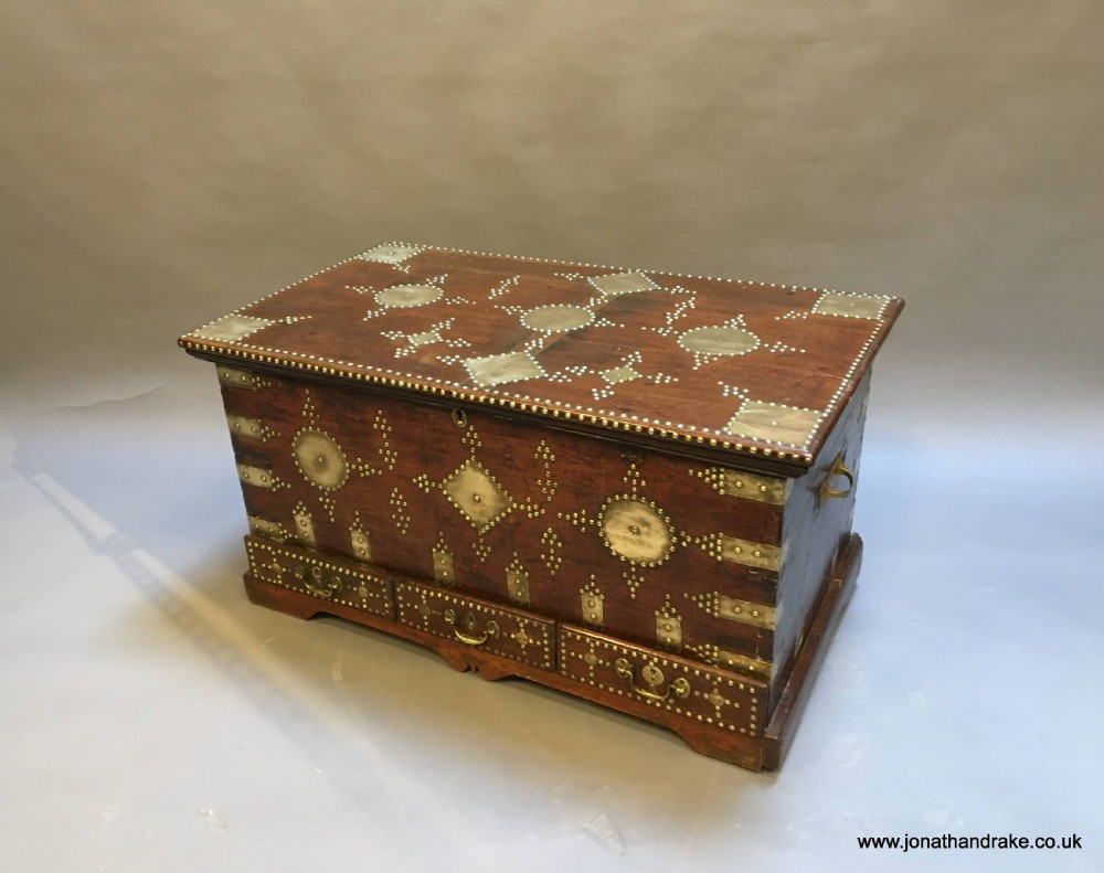 C19th Indian trunk chest