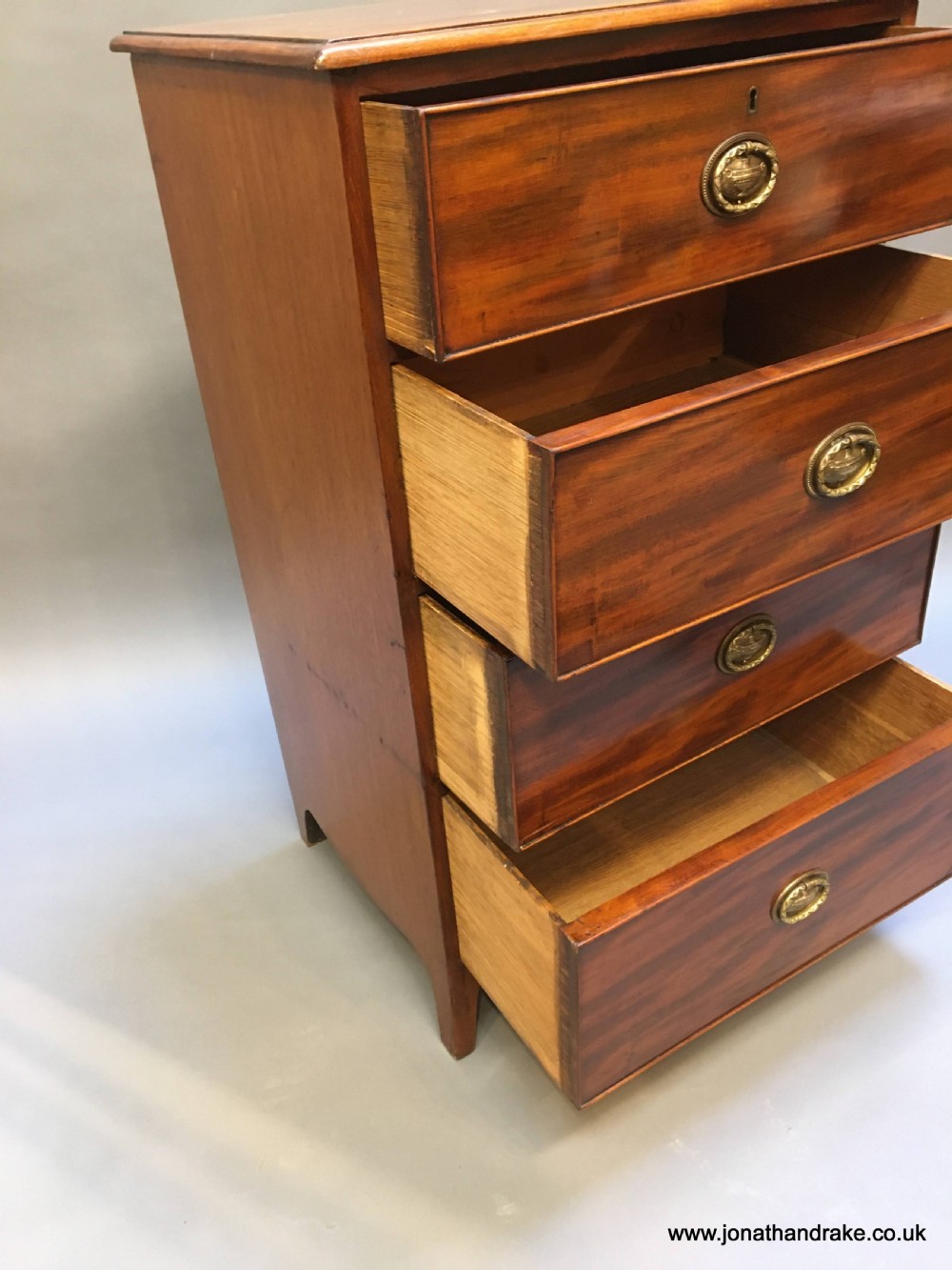 George III pillar chest of drawers View VII