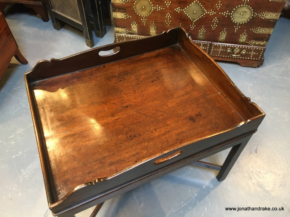 Georgian butlers tray table View IX