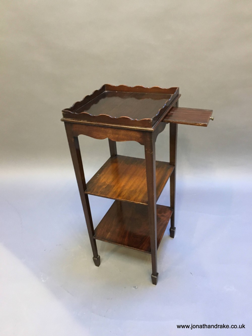 Edwardian mahogany night stand View IV