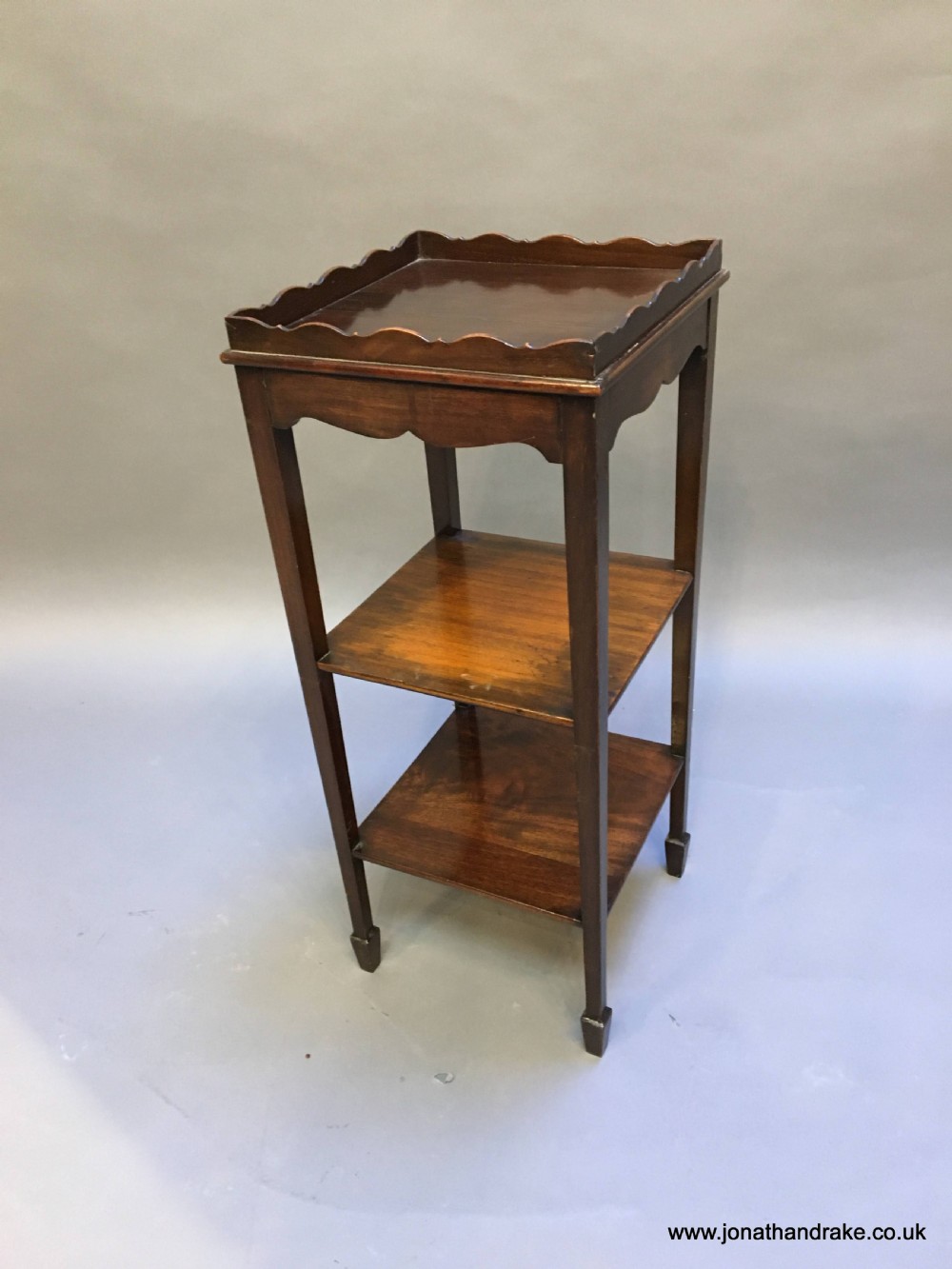 Edwardian mahogany night stand View VI