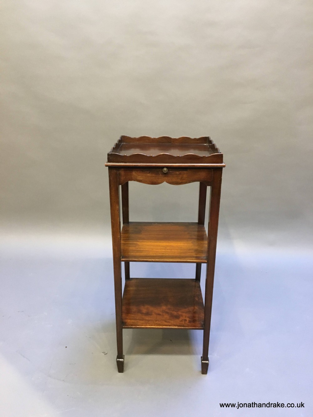 Edwardian mahogany night stand View VII