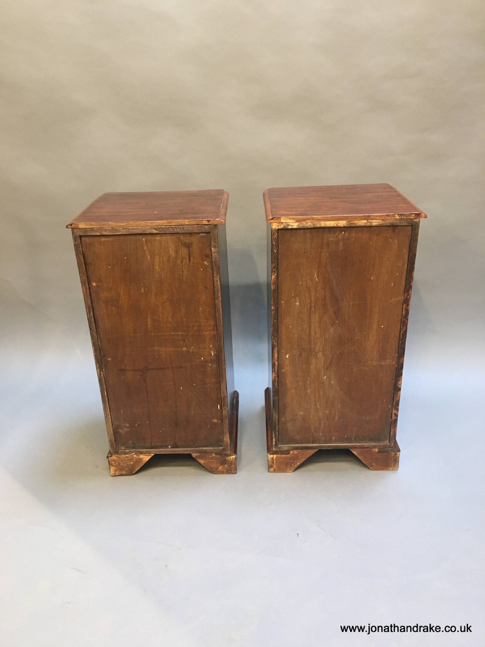 Pair Victorian Bedside Chest tables View IV