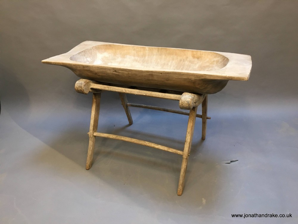 rare antique flour trough View II