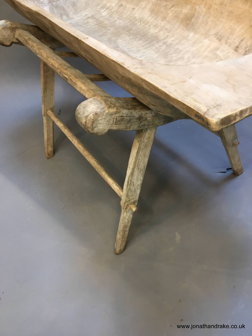 rare antique flour trough View IX