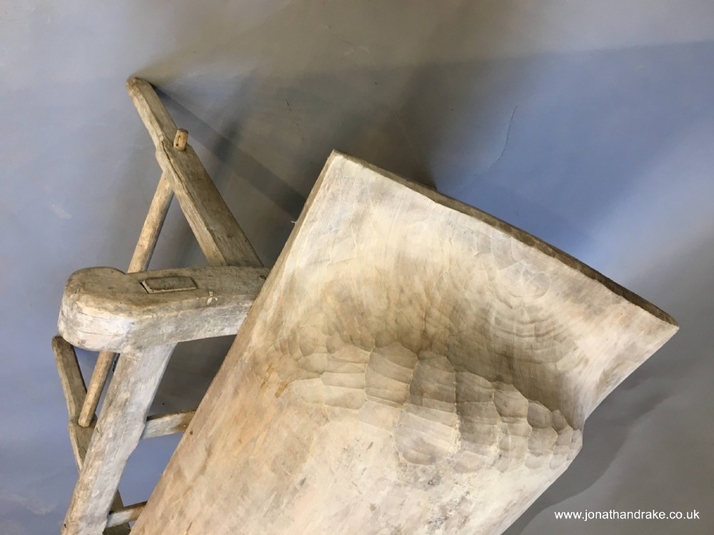 rare antique flour trough View XII