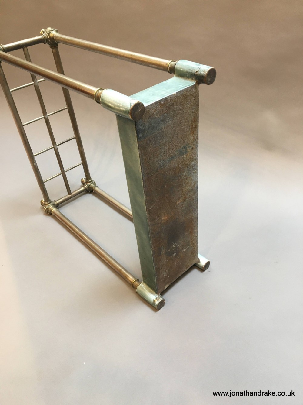 Victorian brass stick stand View II