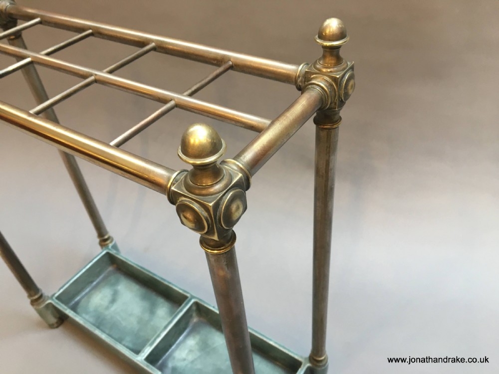 Victorian brass stick stand View III