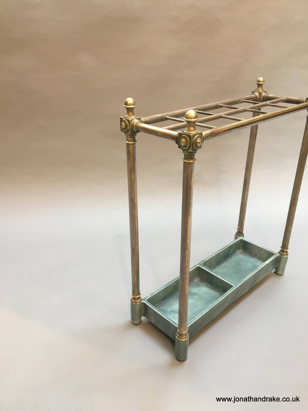 Victorian brass stick stand View VI