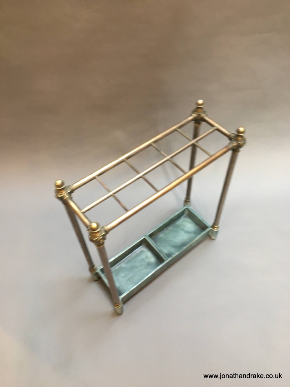 Victorian brass stick stand View X