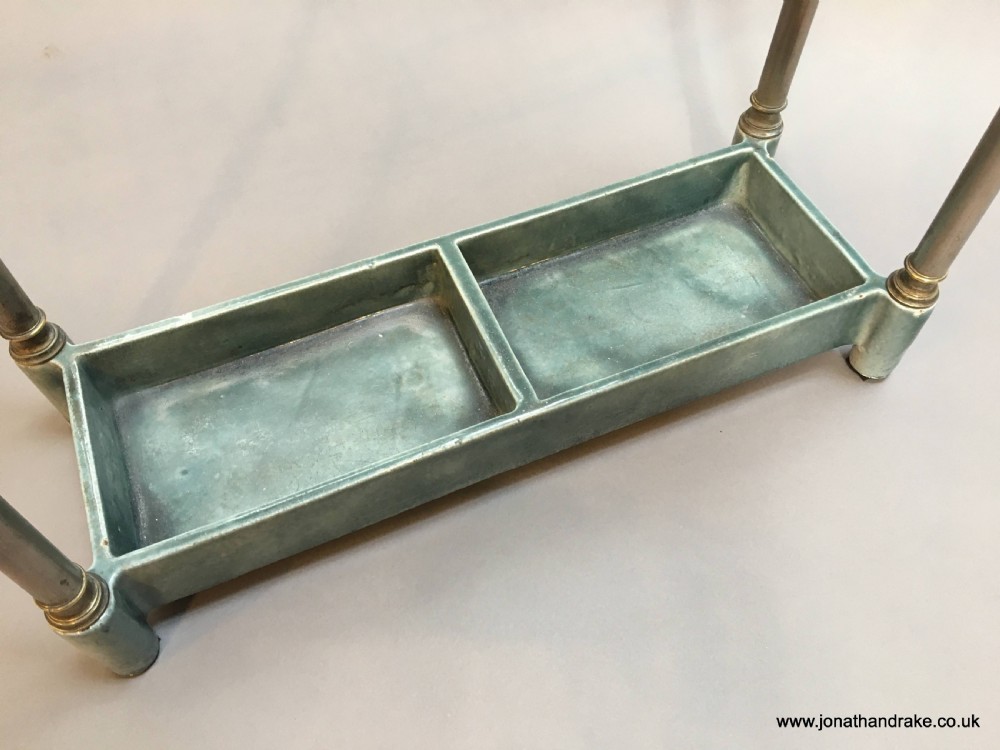Victorian brass stick stand View XI