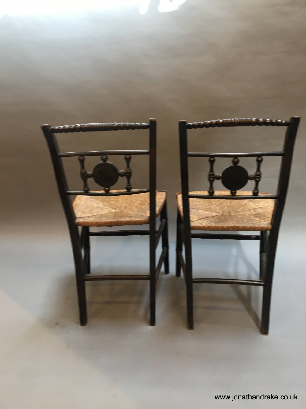 Pair Regency side chairs View IX
