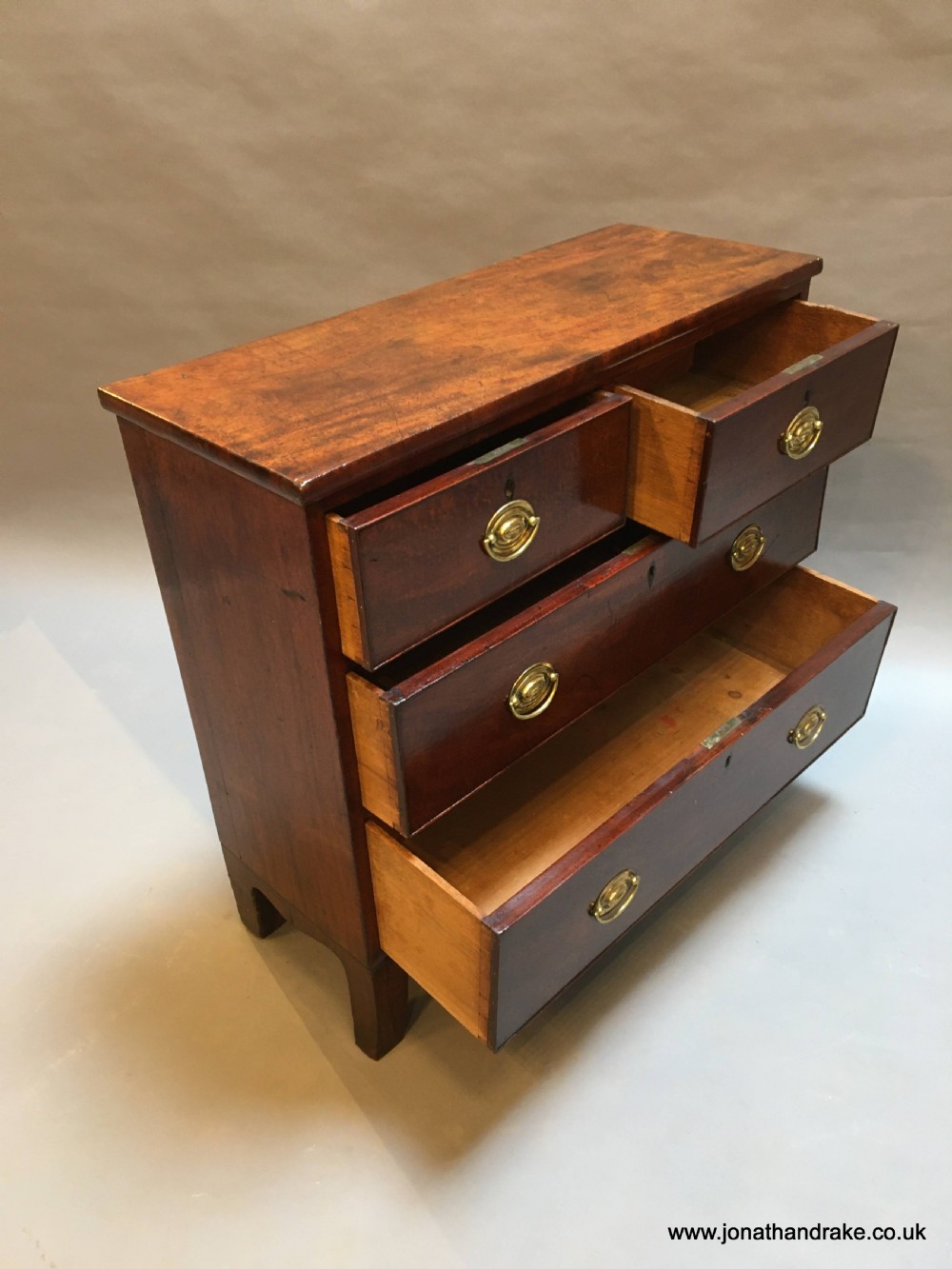 Georgian mahogany hall chest View IX