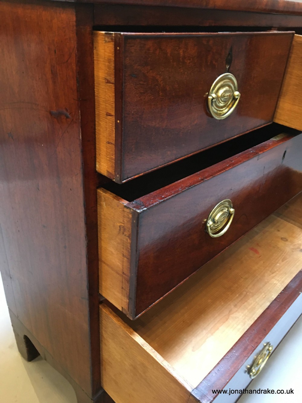 Georgian mahogany hall chest View X