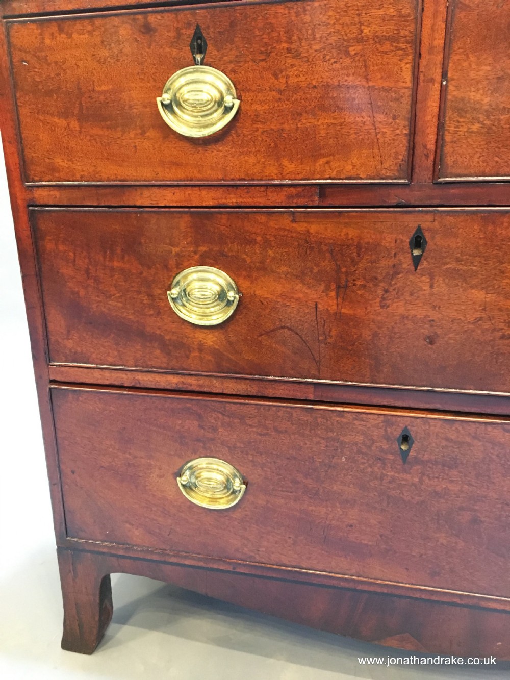 Georgian mahogany hall chest View XI