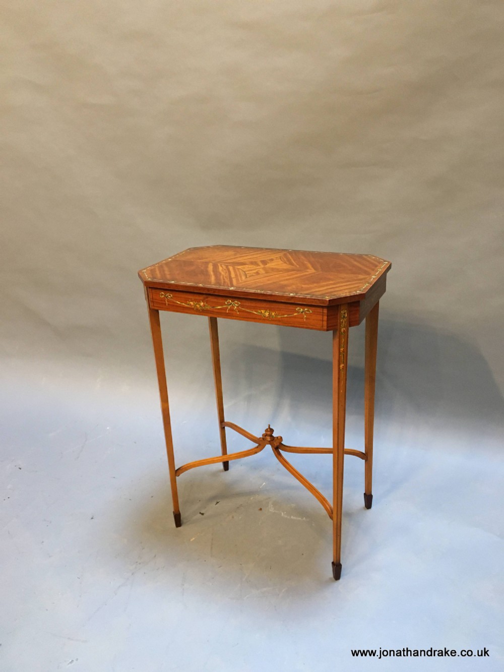 Edwardian occasional lamp table