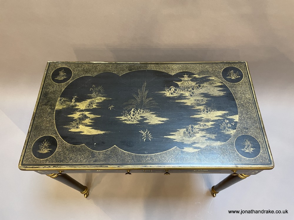 Edwardian chinoiserie writing table View V