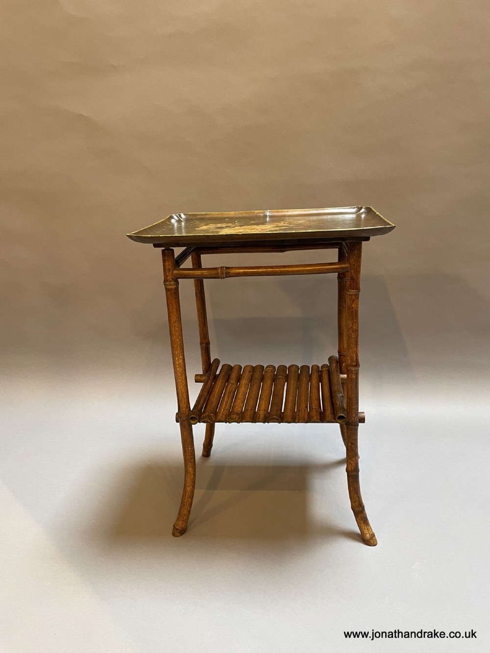 Victorian painted & bamboo occasional table View III