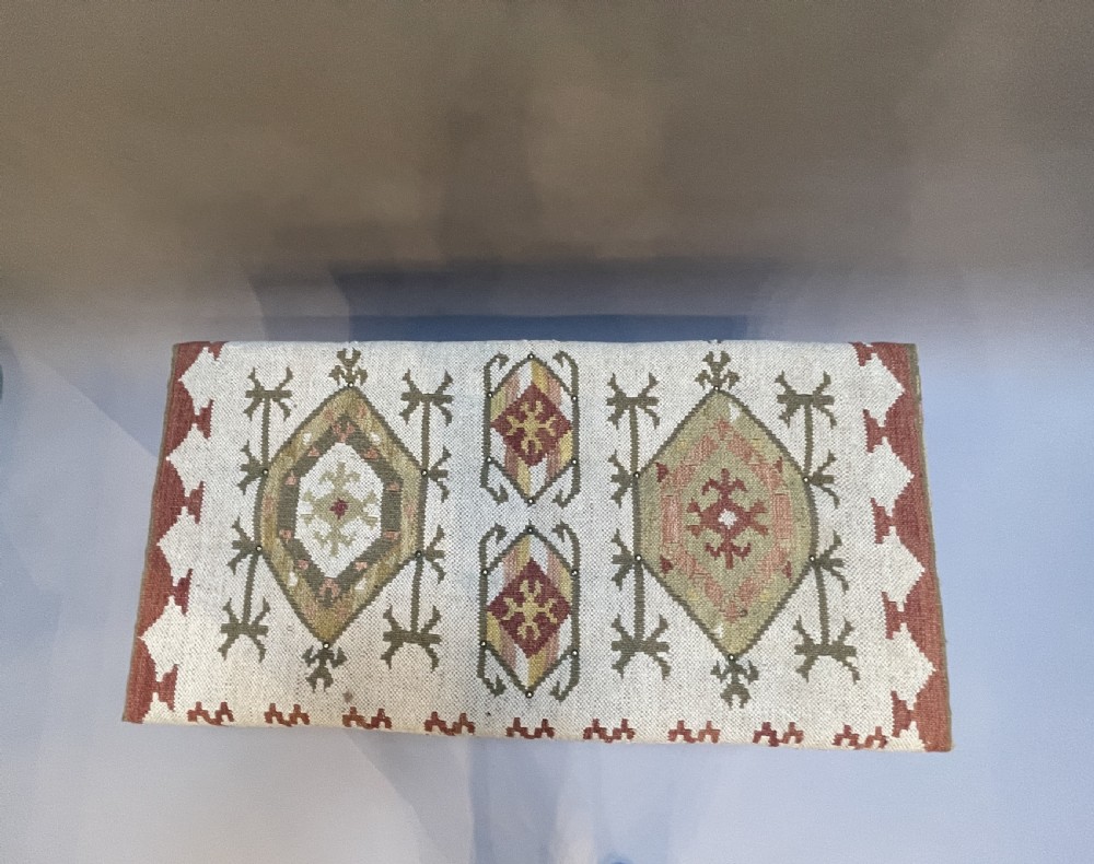 C19th camphor campaign chest seat View III