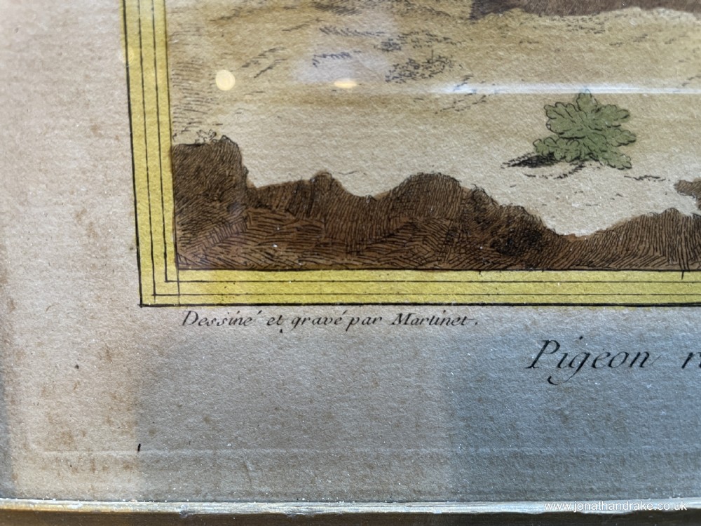 C18th coloured engraving View V