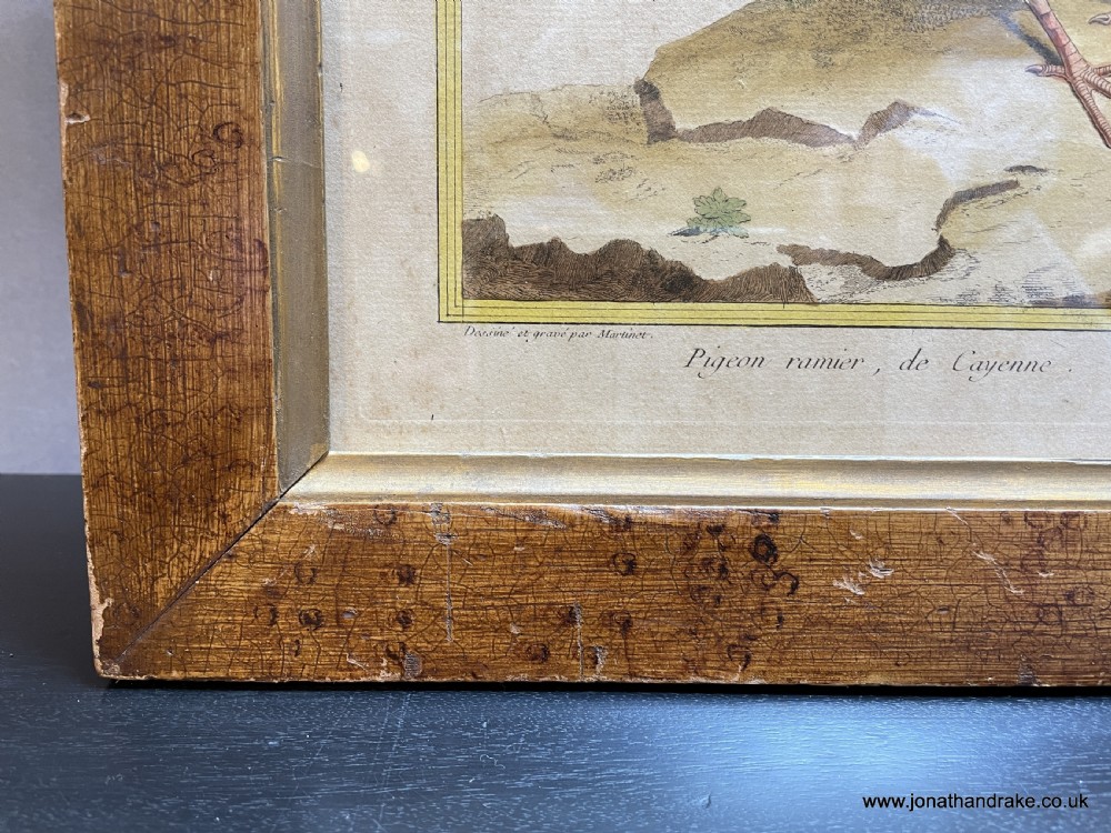 C18th coloured engraving View VI