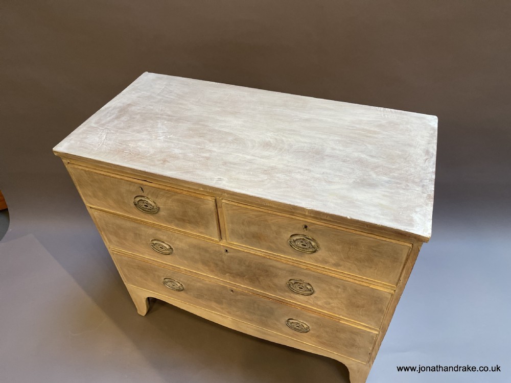 George III bleached chest of drawers View II