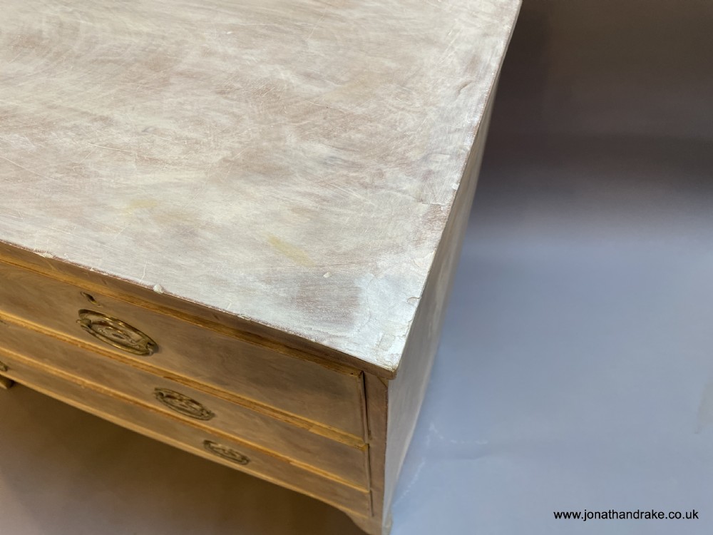 George III bleached chest of drawers View III