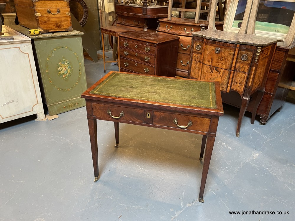 C19th architects writing table View XII