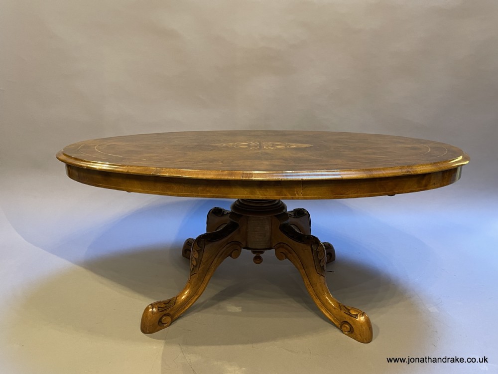 Victorian oval coffee table View III