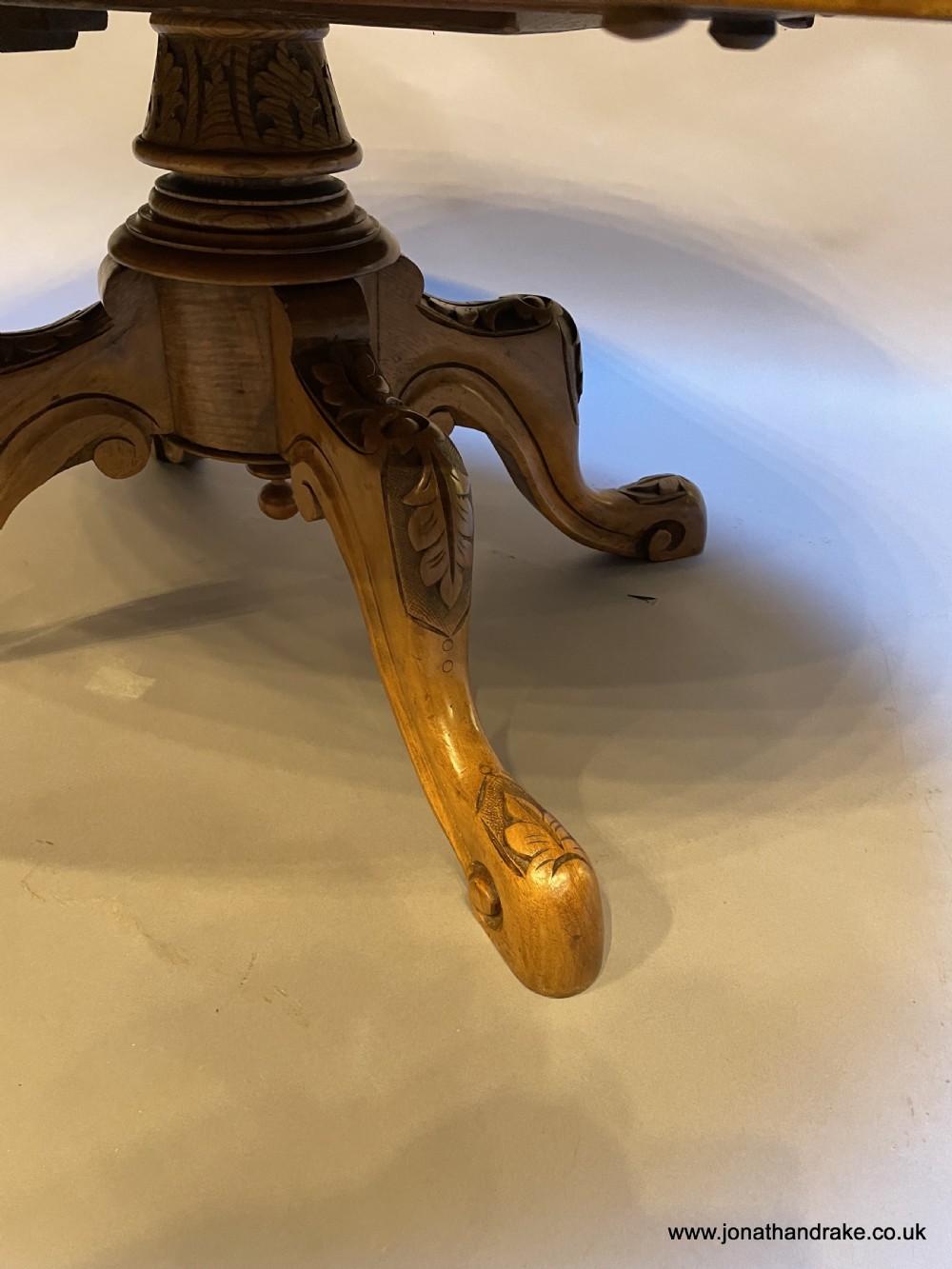 Victorian oval coffee table View IV