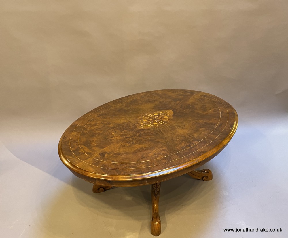 Victorian oval coffee table View V