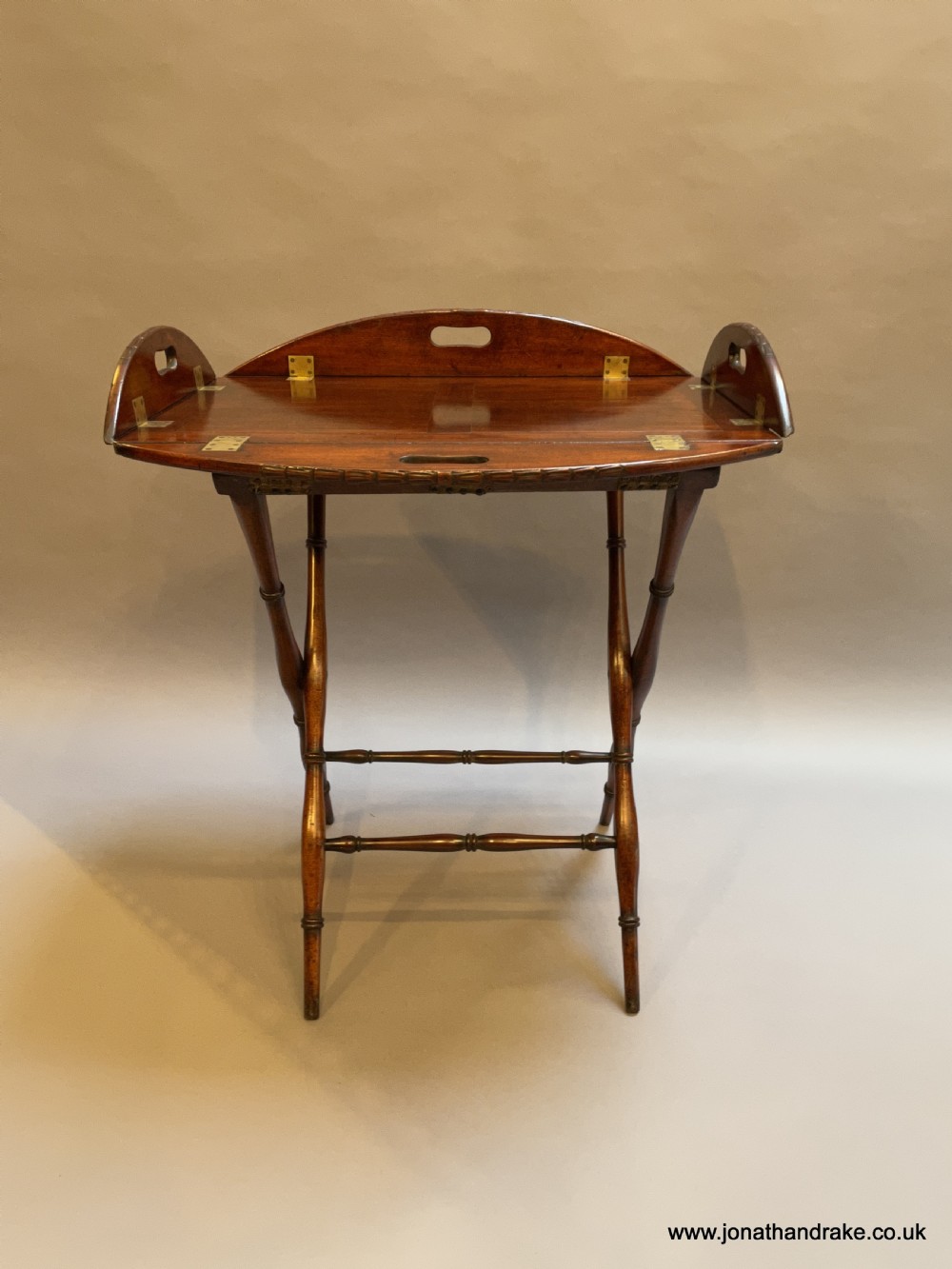 Georgian butlers tray coffee table View II
