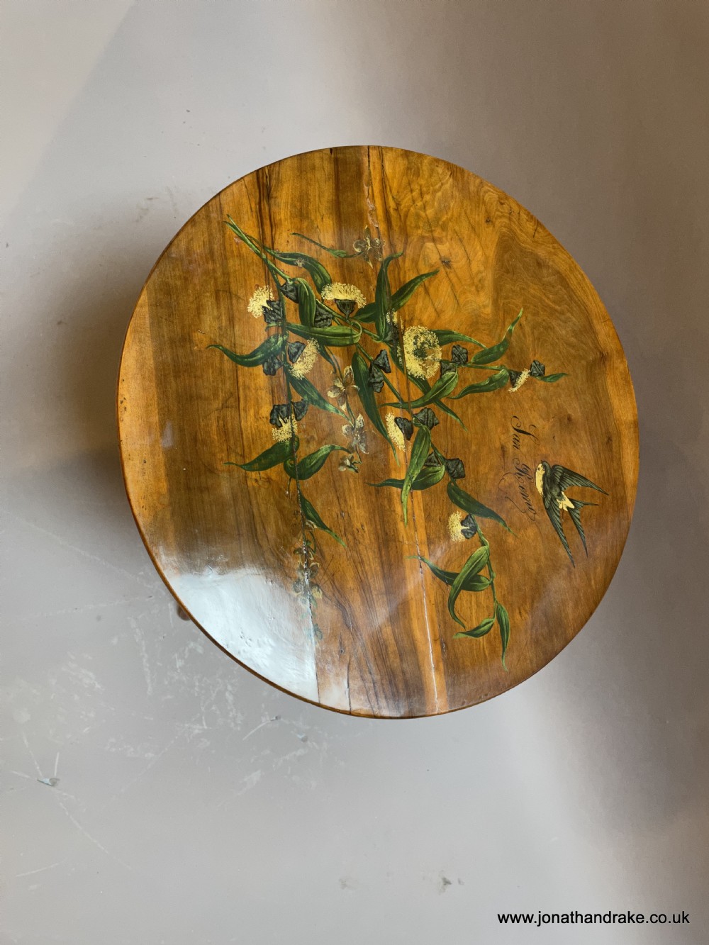 painted italian lamp table View III