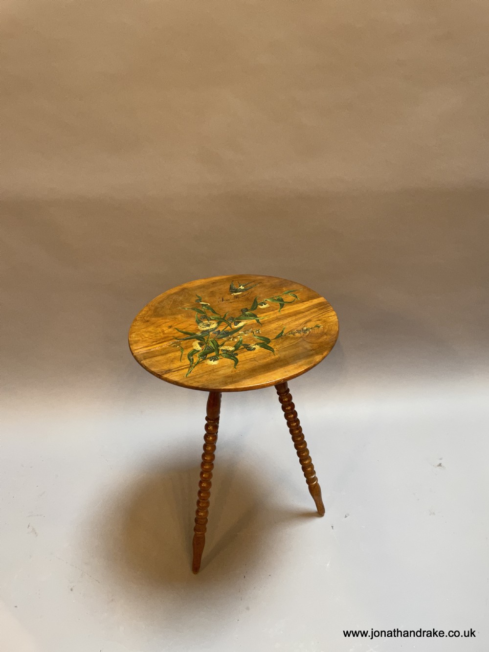 painted italian lamp table View V