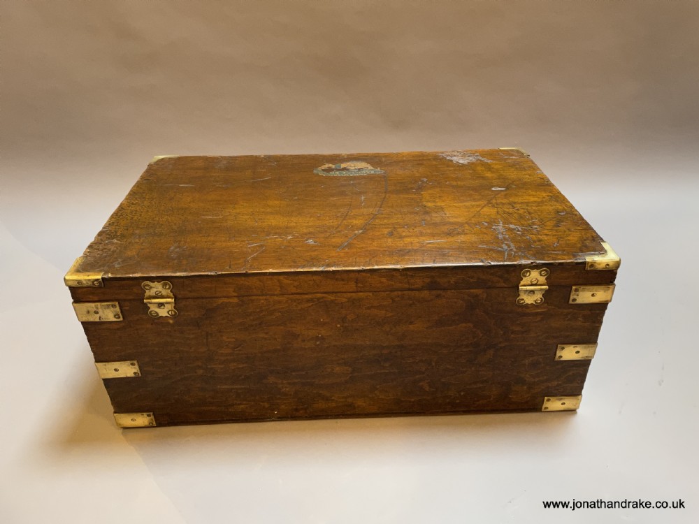 brass bound travel trunk View VIII