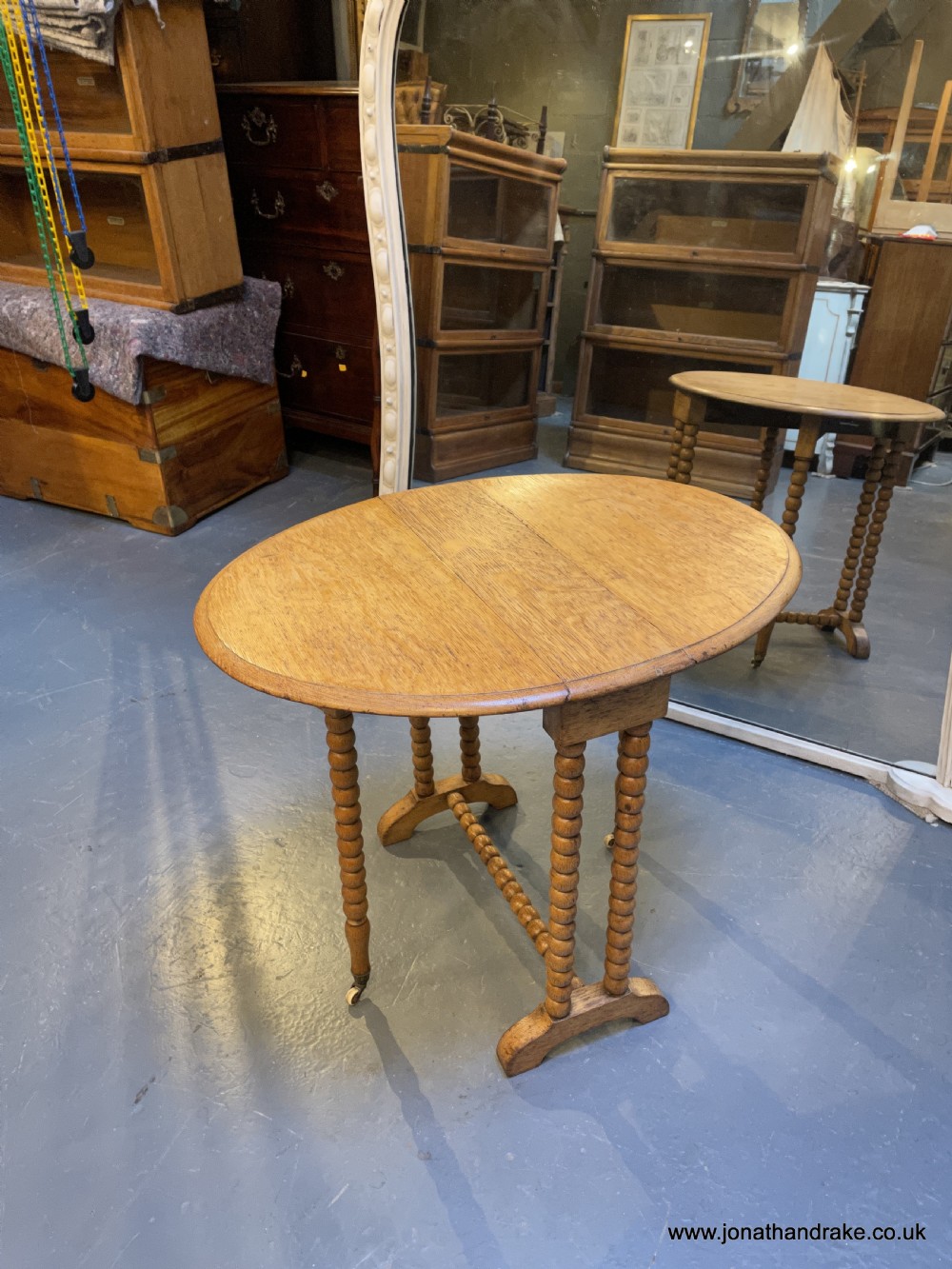Victorian oak sutherland table View IX
